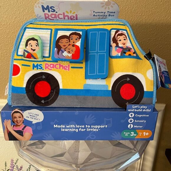 Ms. Rachel Tummy Time Activity Bus - Picture 1 of 11